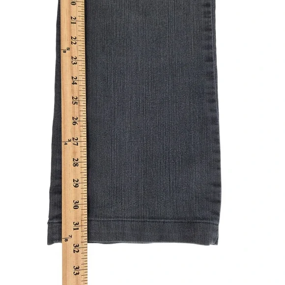 prAna Kara Jeans Charcoal Grey Stretch Straight Leg 6/28 - Picture 6 of 8